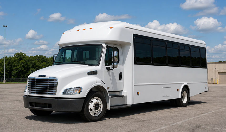 25-passenger minibus for charter in Columbus, OH